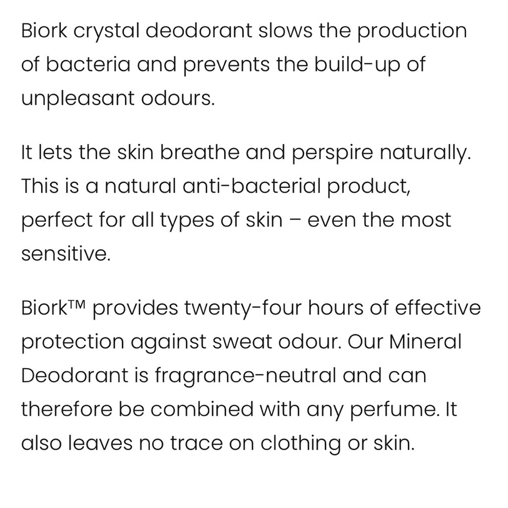 Biork Potassium Crystal Deo Stick - Picture 3 of 3